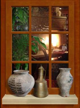 Comfortable decorative setting at Jameson's in Arlington Heights