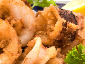 Crispy calamari